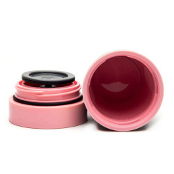 Pink - Black Circular Cup